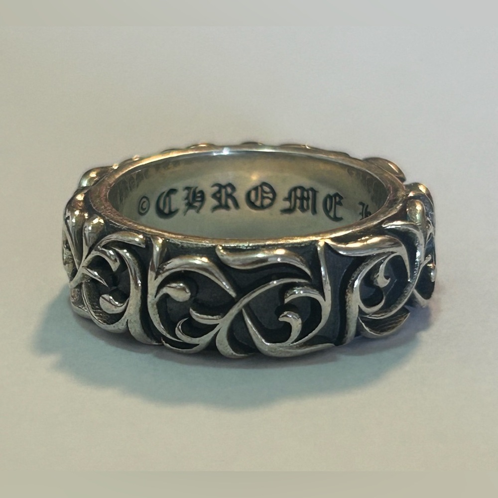 Chrome Hearts Eternity Vine Ring .925 Sterling Silver Size: 6.25US